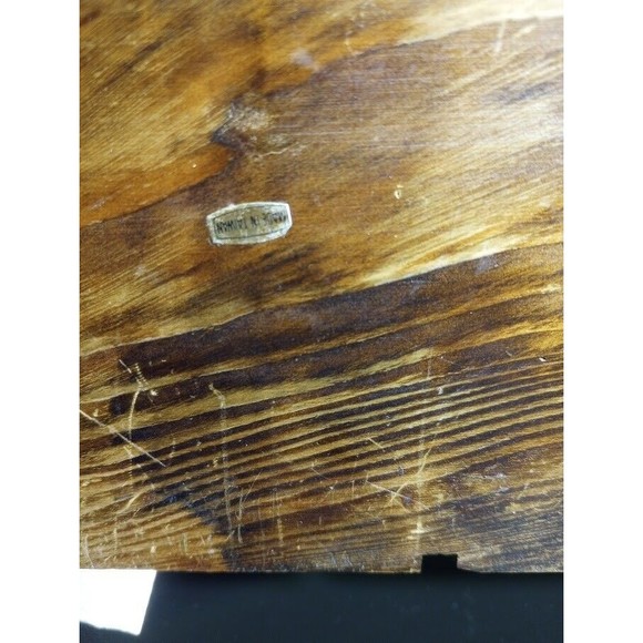 Vintage Owl Glass Wooden Lantern Box Candle Holder Brown - Picture 14 of 14